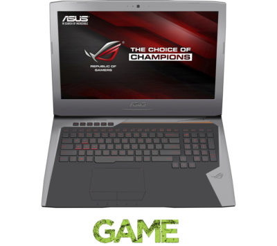 Asus Republic of Gamers G752VY-T7049T 17.3  Gaming Laptop - Silver